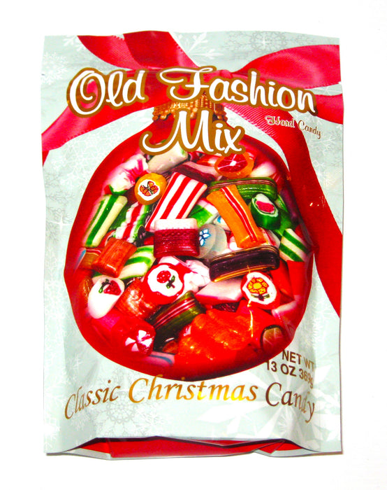 Old Fashioned Hard Candy Christmas Mix 13oz bag- Since 1928, Primrose Candy Company has been the proud manufacture of these Time Less Traditional Christmas Candies! The Primrose Family has passed down the secrets to making these quality candies for 4 generations! Making your Christmas Merry, Bright and Sweet!