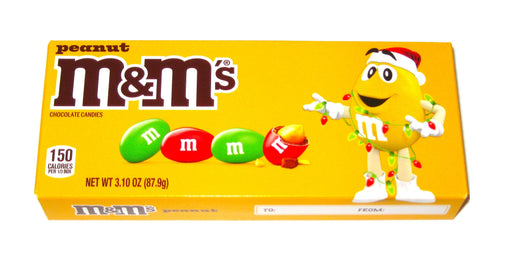 M&amp;M's "Melt in your Mouth, Not in Your Hand". Americas Favorite Candy Coated Shell Covered Chocolates! These delicious timeless classics have been making people smile since 1941. This 3.1 oz box is the perfect stocking stuffer this Christmas!