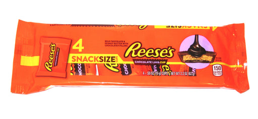 Reese's Snack Size chocolate candy bar Lava Cups 4 pack 