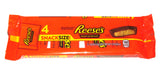 Packaging of Reese's Snack Size Peanut Butter Cups 4 Pack