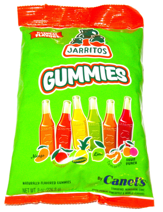 Jarritos Original Soda bottle shaped gummies all natural flavors 8 oz bag