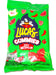 Green package of Lucas Gummies Spicy Watermelon on a white background