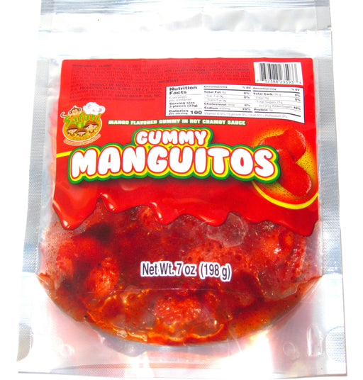 Chamoy Covered Gummy Mangos 7oz bag