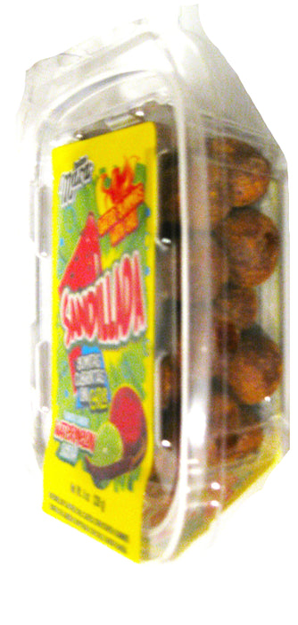 Watermelon Gummy balls coated is spicy chili 8oz pack