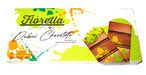Box of Fiorella Dubai Chocolates with colorful design on a white background