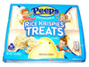 Box of Kellogg's Peeps Rice Krispies Treats on a white background