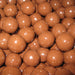 Close-up of a pile of chocolate balls