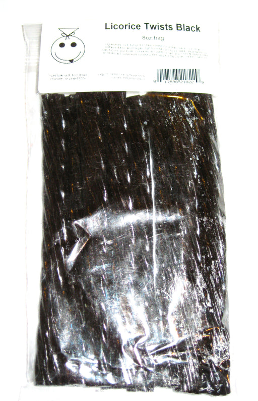 Jumbo Licorice Twists 8oz Bag Black