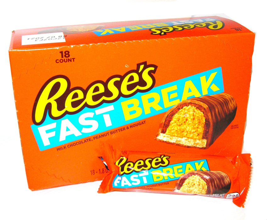Reeses Fast Break 1.8oz bar 18ct box