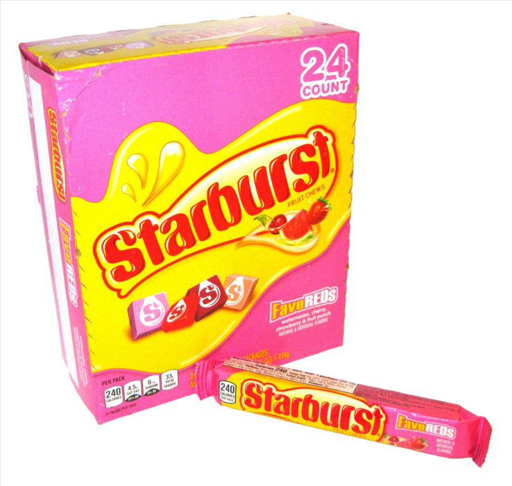 Starburst Fave Reds 2.07oz pack - 24ct Box