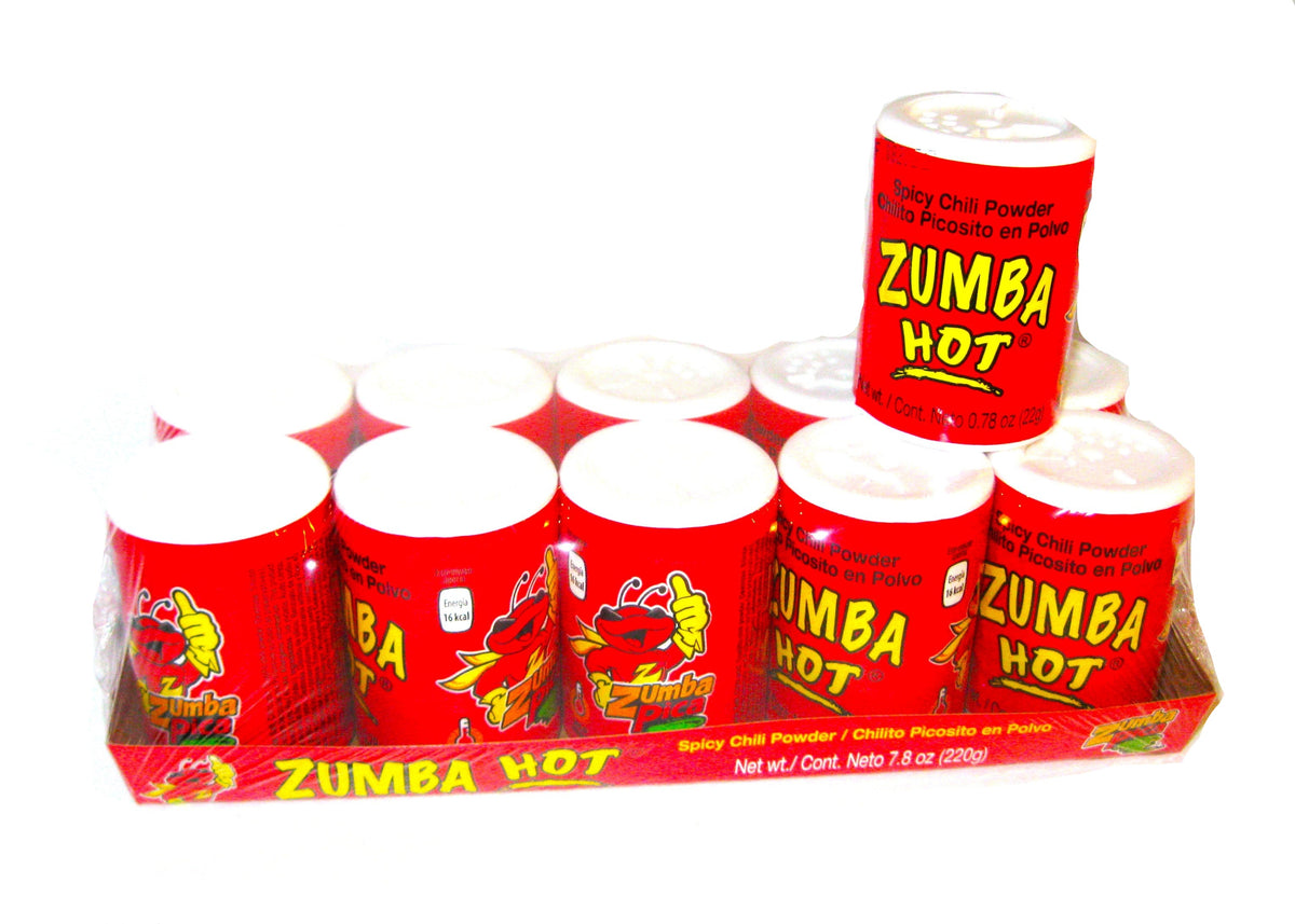 Zumba Pica Hot .78oz shaker or 10ct box