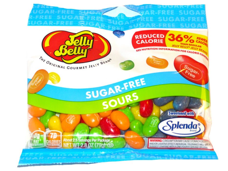 Jelly Belly Sugar Free Jelly Beans SOUR 2.8oz bag