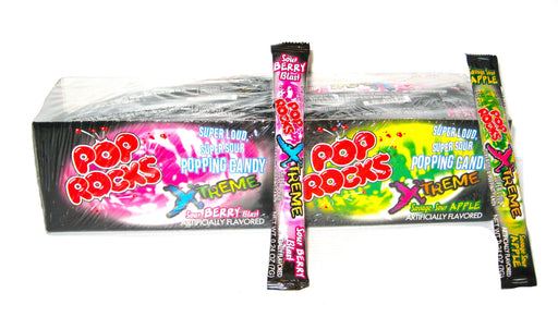 Pop Rocks Extreme Sour-Apple-Sour-Berry Blast 48ct Box