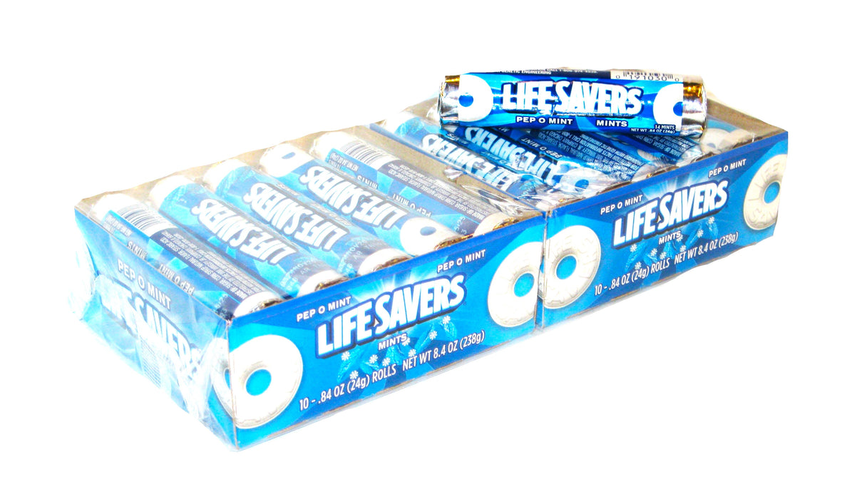 Life Savers Rolls Peppermint 14pc pack or 20ct box