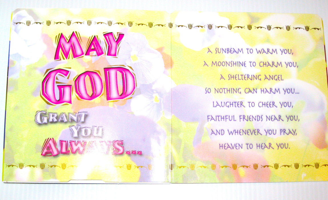 Easter Inspirational Card with 1.5oz Chocolate Praying Hands