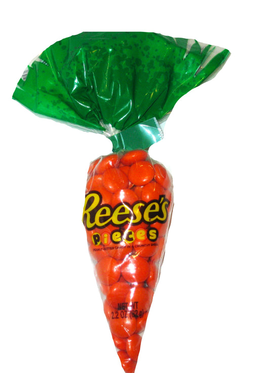 Reeses Pieces 2.2oz Carrot Shaped Bag