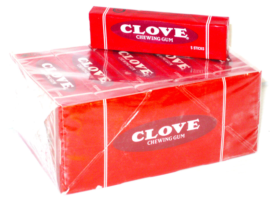 Clove Chewing Gum 5 Stick Pack - 20ct Box