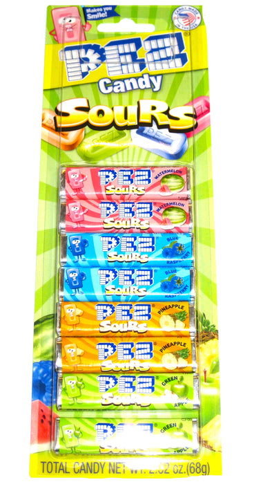 Pez Assorted SOUR Fruit Refill 8ct Pack