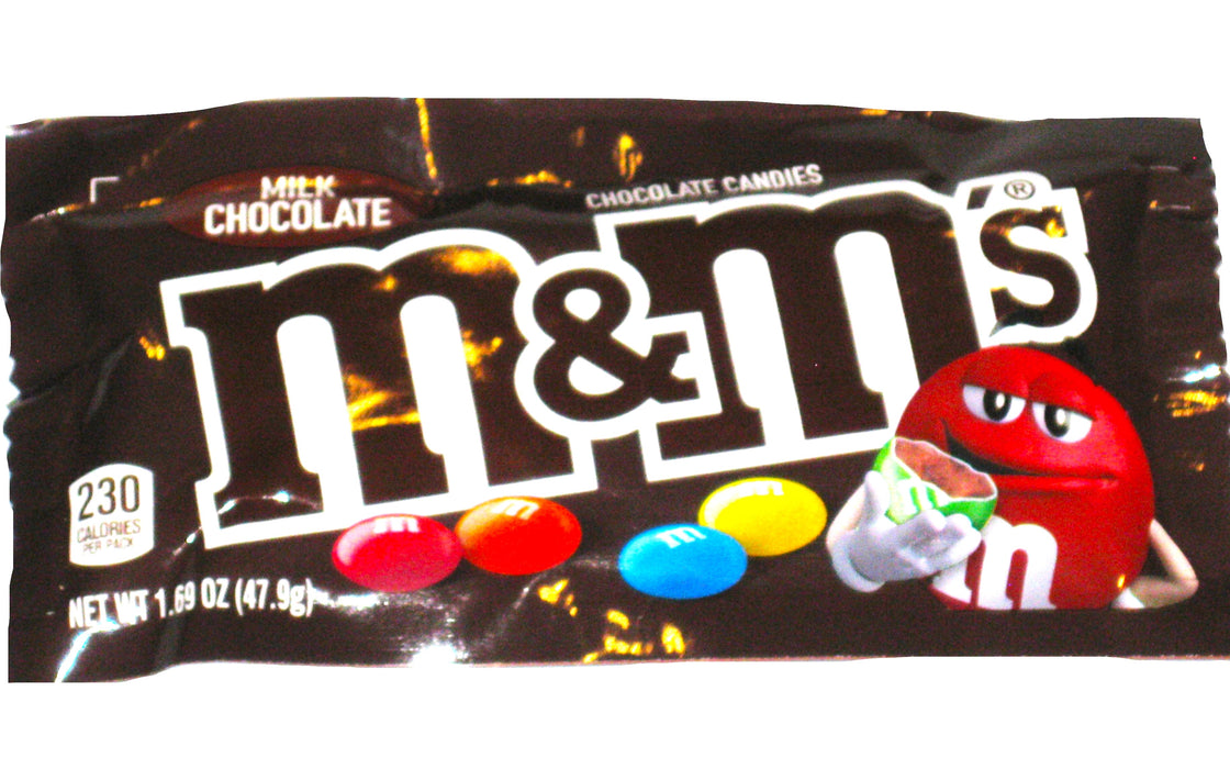 M&M Milk Chocolate 1.69oz Pack