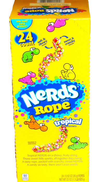 Nerds Rope Tropical .92oz rope 24ct Box