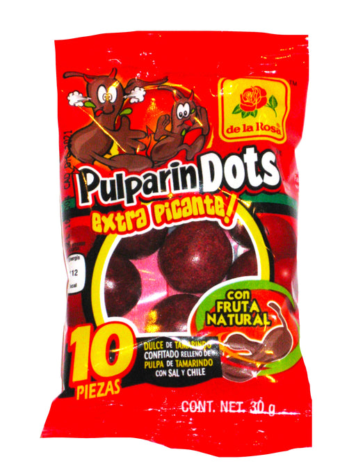 De La Rosa Pulparin Dots Extra Picante 10ct pack