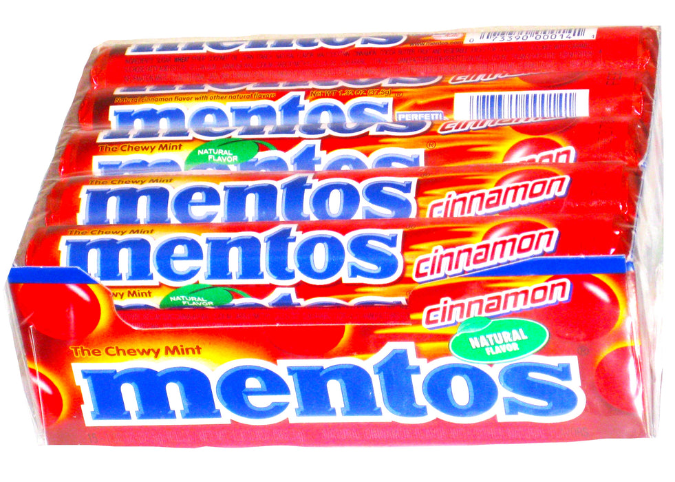 Mentos Cinnamon 1.32oz pack - 15ct box