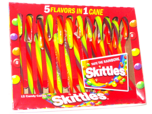 Skittles Candy Canes 12ct box