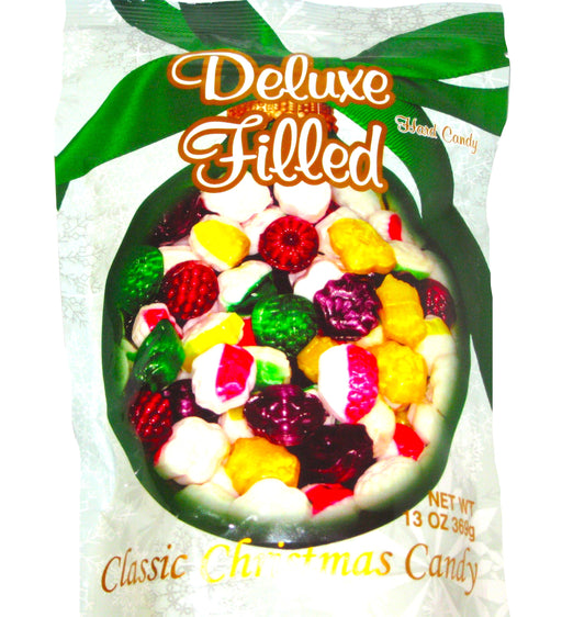 Deluxe Filled Hard Christmas Candy assortment - Since 1928, Primrose Candy Company has been the proud manufacture of these Time Less Traditional Christmas Candies! The Primrose Family has passed down the secrets to making these quality candies for 4 generations! Making your Christmas Merry, Bright and Sweet!