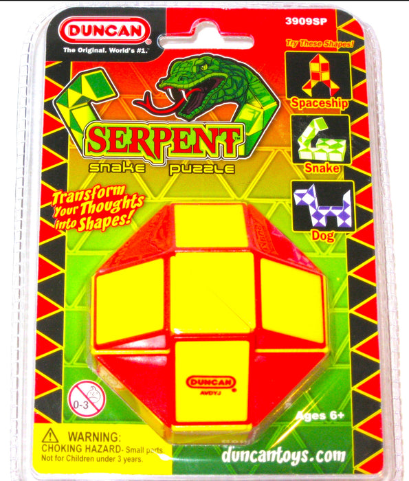 Duncan Serpent Snake Puzzle Red & Yellow