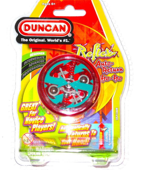 Duncan Reflex Auto Return Yo Yo Red And Blue