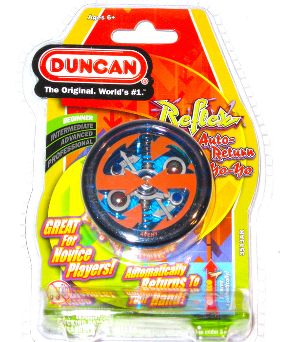 Duncan Reflex Auto Return Yo Yo  Blue & Orange