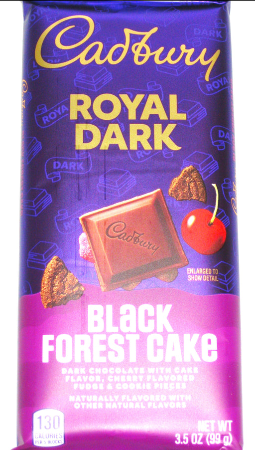 Cadbury Royal Dark Black Forest Cake 3.5oz Bar
