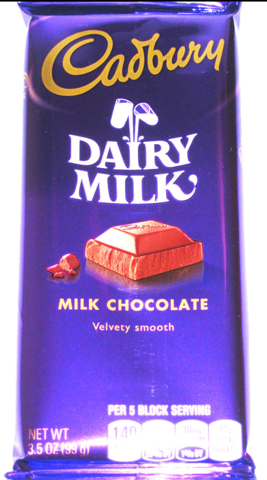 Cadbury Dairy Milk Chocolate 3.5oz bar