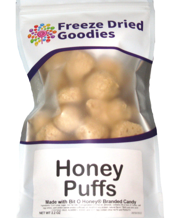 Freeze Dried Goodies Honey Puffs 2.2oz bag