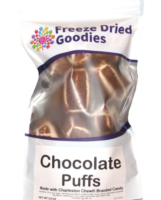 Freeze Dried Goodies Chocolate Puffs 2.8oz bag