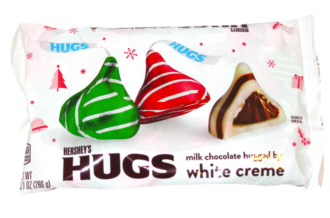 Treat your guests to a bowl of Creamy Milk Chocolate Kisses hugged by a coating of White Creme all wrapped up in Christmas foils, these delicious candies are a real treat you cant resist!