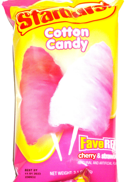 Starburst Fave Red Cotton Candy 3.1oz bag