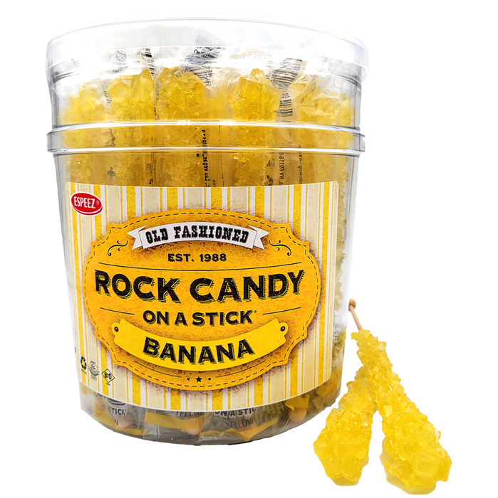 Rock Candy Stick Yellow Banana