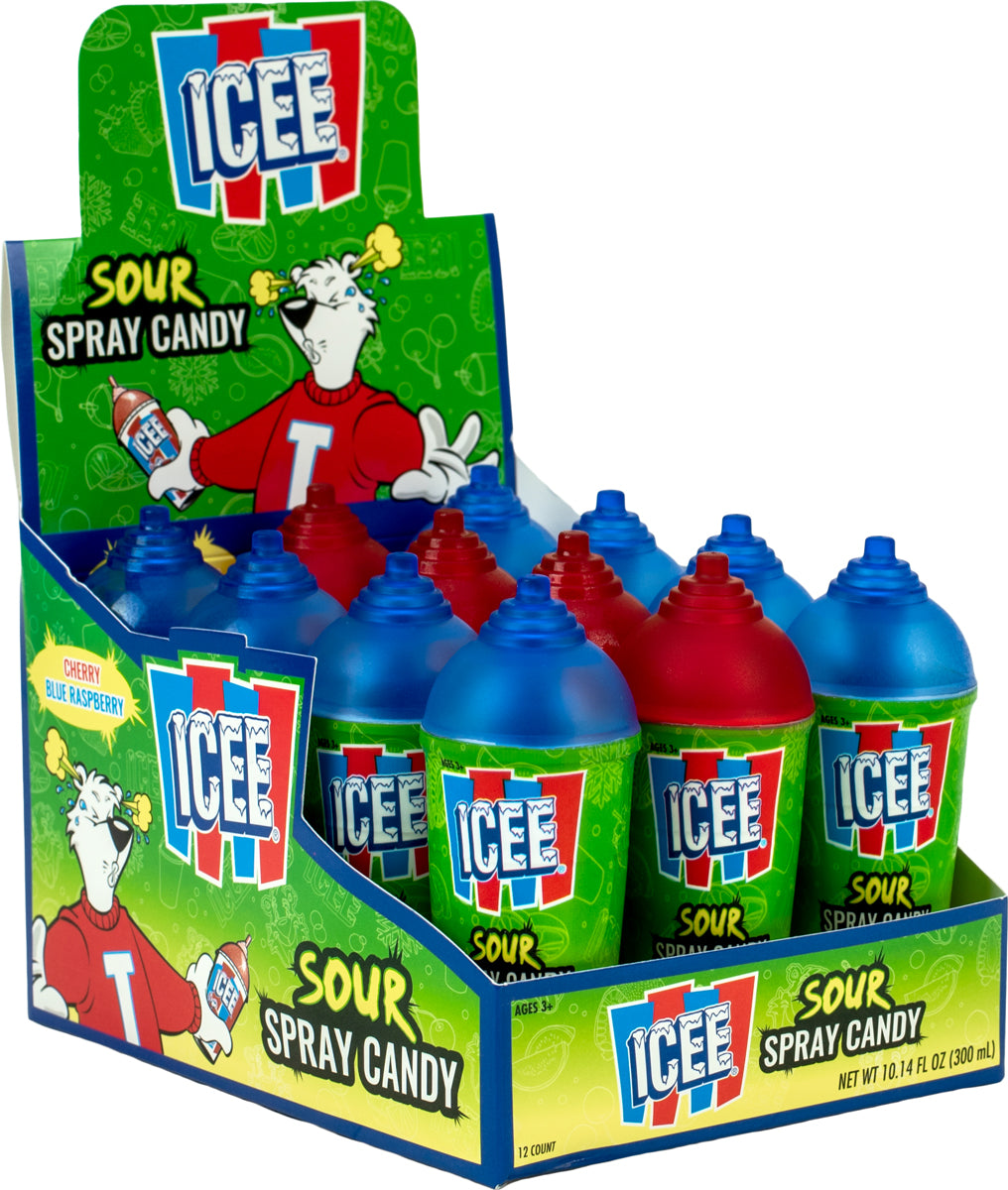 Icee Spray Candy Sour .85oz pack or 12ct box — Sweeties Candy of Arizona