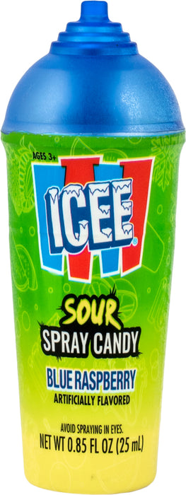 Icee Spray Candy Sour Blue Raspberry