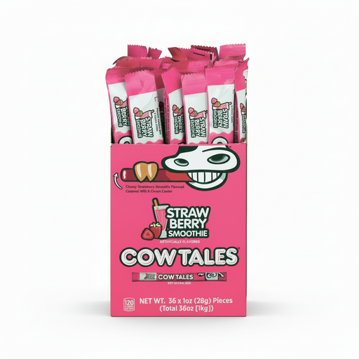 Cow Tails Strawberry Smoothie 1oz stick 36ct box