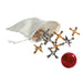 Metal Jacks game with Carry pouch and game ball