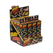 Display box of Krazy Kazoo toys with colorful packaging on a white background