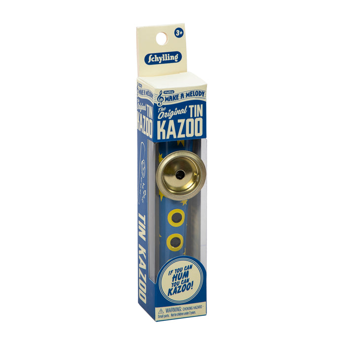 Schylling Tin Kazoo packaging on a white background