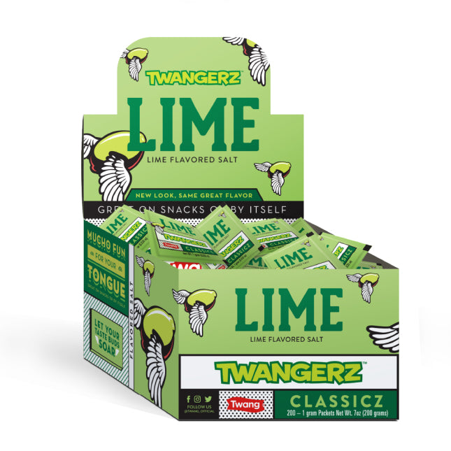 Twangers Lime Salt 1gram pack or 200ct box