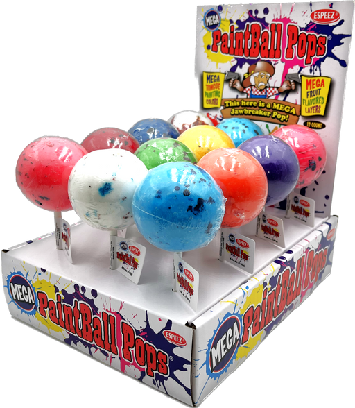 MEGA Paintball Pops 4.94oz pop or 12ct box