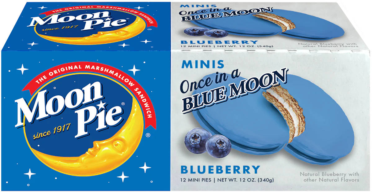 Moon Pie Minis 12ct Box Blueberry