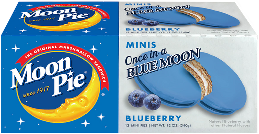 Moon Pie Minis 12ct Box Blueberry