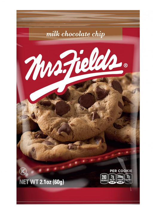 Mrs Fields 2.1oz Cookies Milk Chocolate Chip