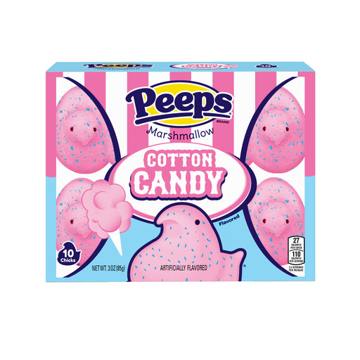 Peeps Marshmallow Chicks 10ct Cotton Candy